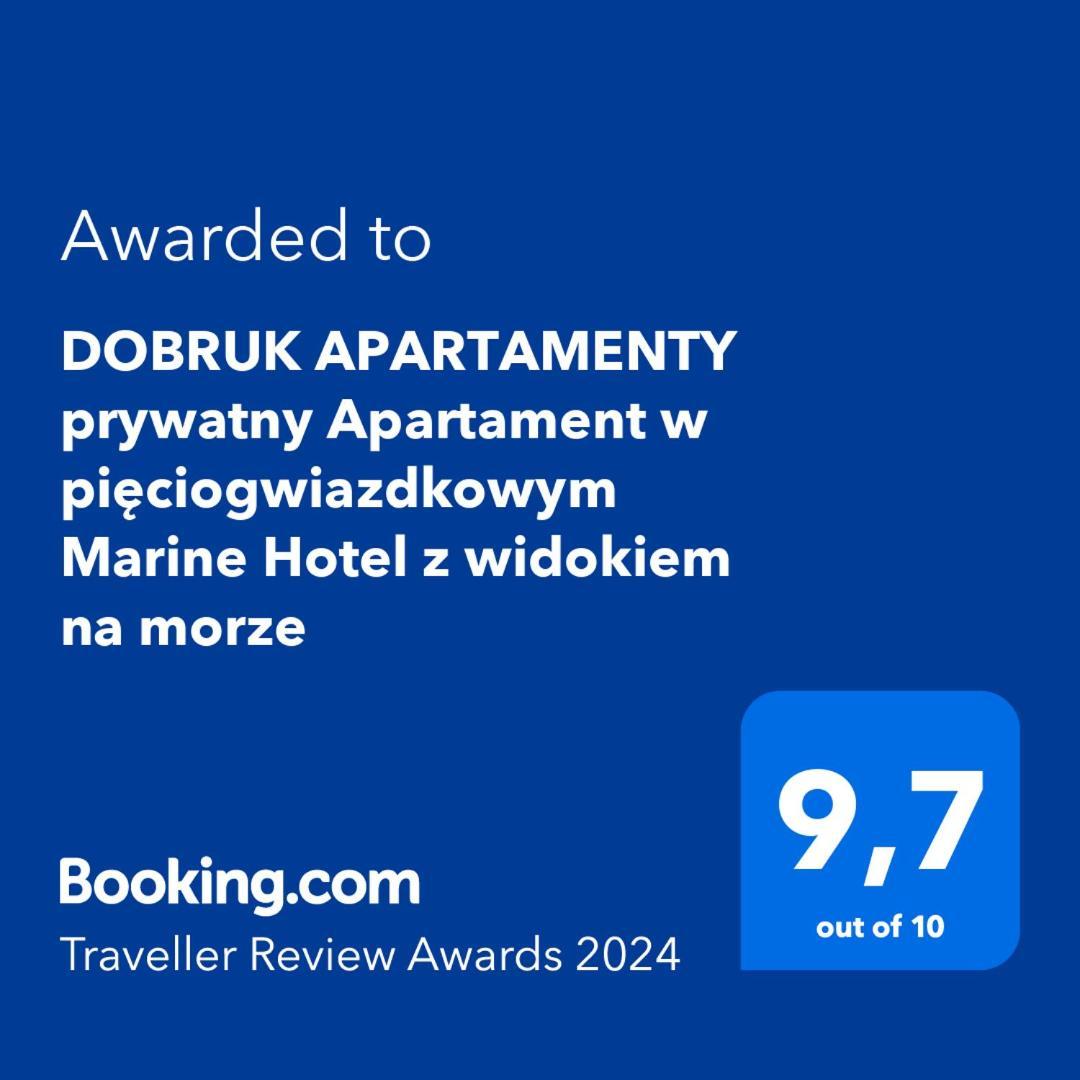 W Marine Hotel Przy Plazy Rowery W Cenie Prywatny 309 Dobruk Apartamenty 科沃布热格 外观 照片